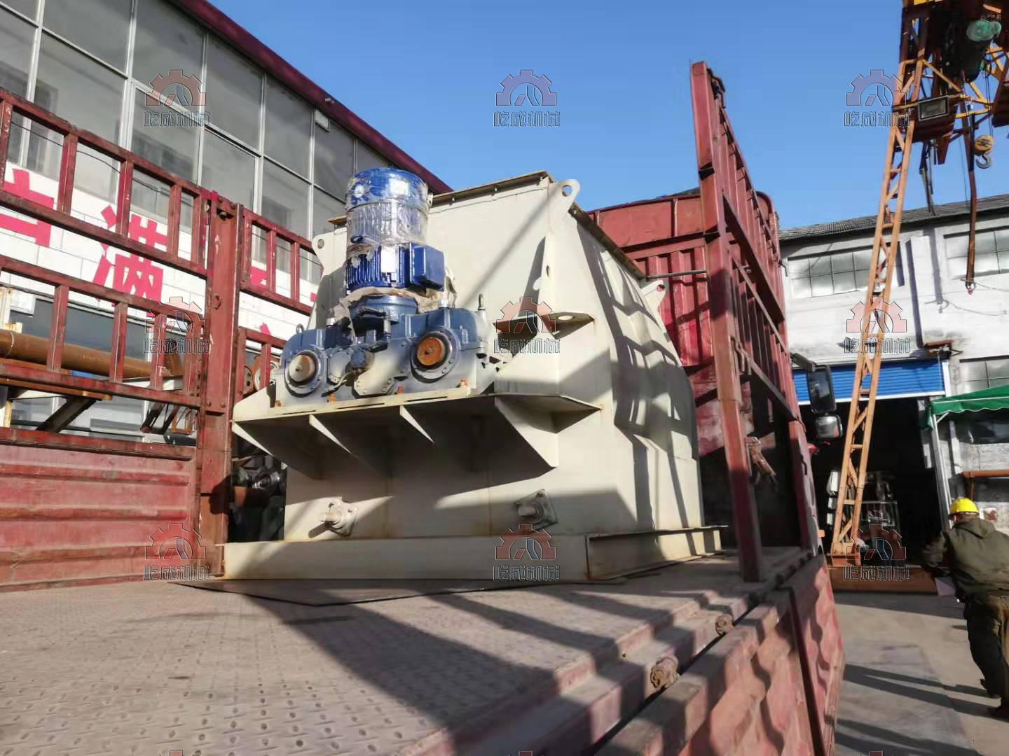 海南干混砂漿設備發(fā)貨現(xiàn)場1