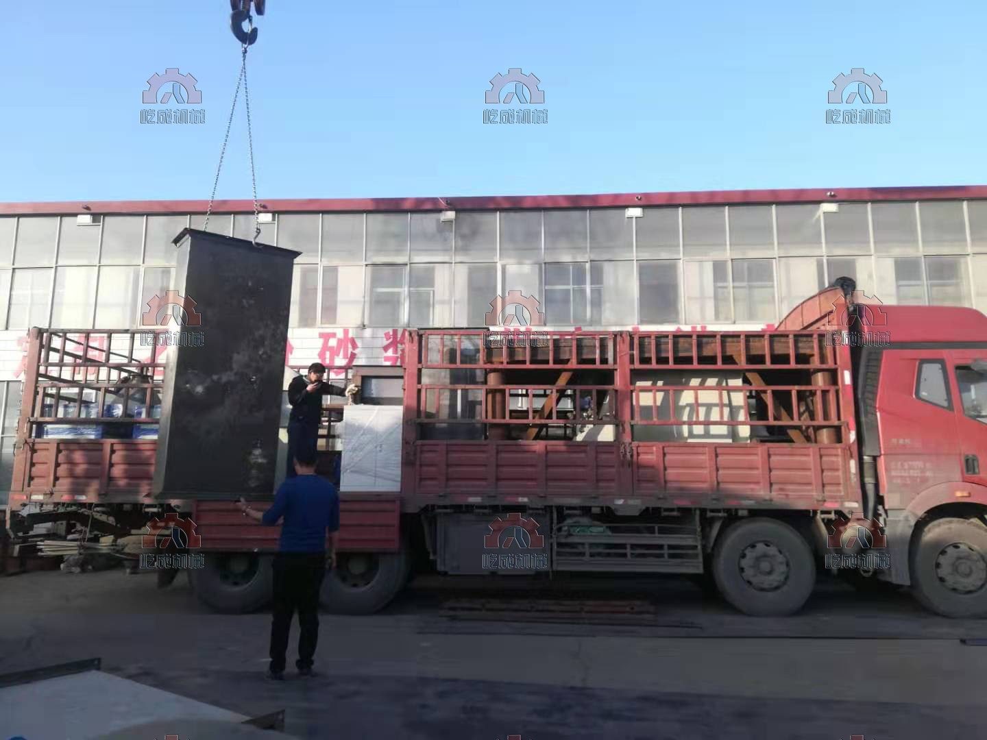 海南干混砂漿設備發(fā)貨現(xiàn)場2